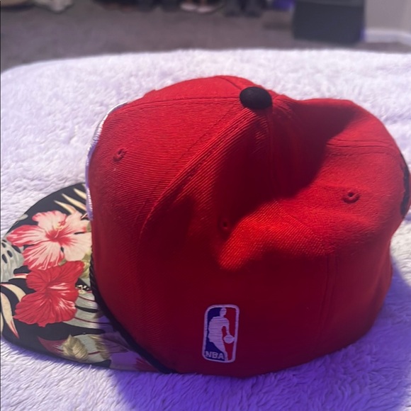 Houston Rockets Red Floral Cap - Picture 4 of 6
